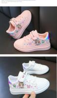Zapatillas Para Niñas Cuero Sintético Transpirables Zapatos Casuales Para Todas Las Estaciones Zapatillas Blancas Pequeñas Para Niñas - details 11