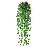 Guirnalda De Iva Artificial Hojas Verdes Falsas Plantas Colgantes Decoración Para Hogar Fiesta Boda Origin Zhejiang China - details 16