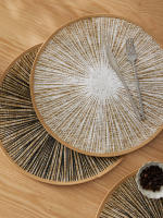 2/4/6/8pcs Matrículas De Jute Bohemio Redondas Para Decoración De Mesa Diámetro 15 Pulgadas Ecológicas Clásicas - details 5