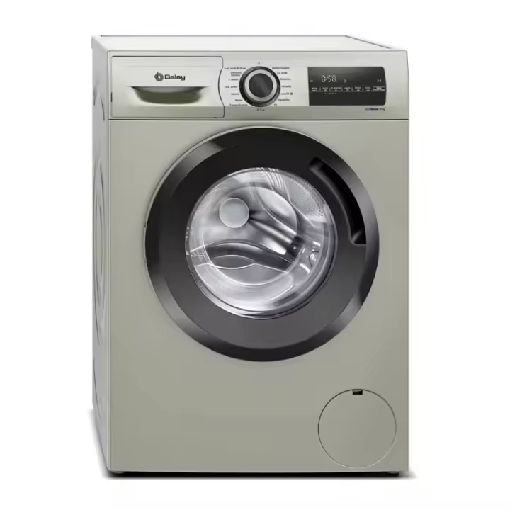 Lavadora BALAY 3TS984XE Acero Mate 8Kg - 1
