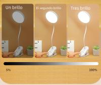 Lámpara De Mesa USB Recargable LED Táctil Con 3 Modos De Brillo Protección Ocular Para Lectura Y Decoración De Habitaciones - details 9