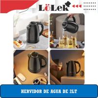 Hervidor de agua eléctrico metálico 2L, 1800W de potencia, calentamiento rápido con base giratoria, Oryx - details 2