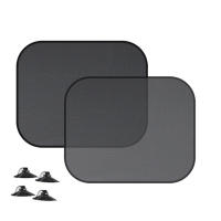 4 Pack Protección Solar Para Ventanas De Coche Visera Y Película Protectora Universal Cortina Para Ventanas Del Coche - details 2