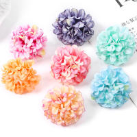 Cabezas De Flores Artificiales De Algodón Pura Seda Hydrangea 4cm Para Decoración De Hogar Boda Decoración De Matrimonio Accesorios De Coronas De Novia - details 9