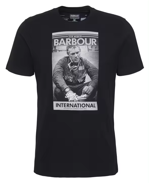 Barbour International Mount T-Shirt Classic Black - 1