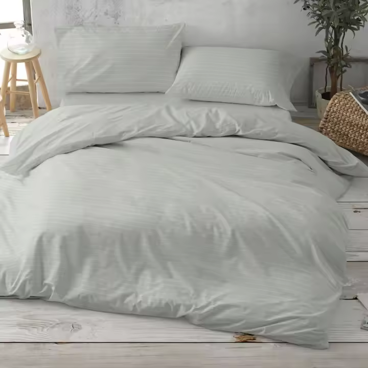 Juego Funda Nórdica Velvelina Extra Cálida | Diseño Geométrico Laurel | Tejido Técnico Ultra Suave Sin Planchado | Burrito Blanco - 1