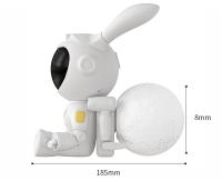 Proyector De Noche Para Niños Con Control Remoto Y Diseño Ajustable De 360 Grados Estrella Astronauta Nebulosa Galaxia Iluminación Incluye Baterías - details 21