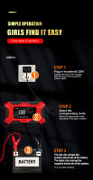 Cargador De Batería De Coche Automático Inteligente Para Motocicletas Y SUV 12V 6A Carga Rápida Reparación Inicio Digital - details 14