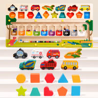 Juguete De Viaje De Madera Montessori Con Sorteo De Formas Y Conteo De Colores Y Números Para Niños De 3-6 Años Juego De Lógica Y Motricidad Finas - details 10