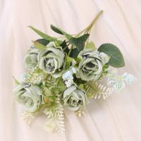 1/3Pcs Arreglo De Flores Artificiales Rosa Para Decoración De Hogar Y Jardín Decoración De Boda Y Fiestas Fake Flowers Garden Wedding Party Decoration - details 10