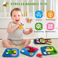Libro Ocupado Montessori Para Niños Con Animales De Color Y Forma Educación Temprana Juguetes De Motricidad Fina Libro Quieto De Giraffa - details 10