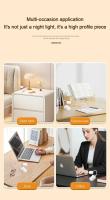Lámpara De Libro Plegable Mini Con Clip Luz Nocturna LED Recargable USB 3 Modos Protección Ocular Dimmer Continuo Flexible Para Lectura En La Habitación - details 8