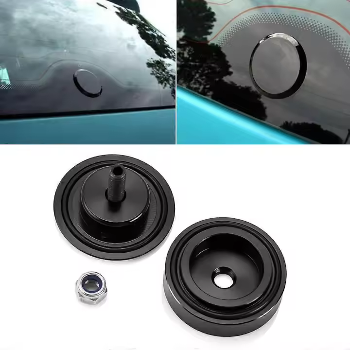 Aluminum Car Rear Wiper Delete Kit Plug Cap for Renault Dacia Duster Clio 4 Megane 2 3 Captur Sport Sandero Logan - 1