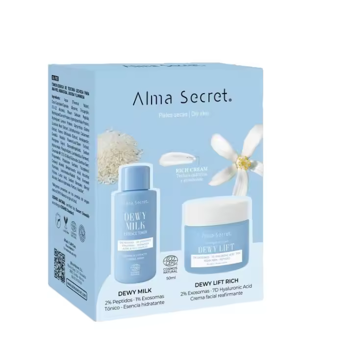 Alma Secret Pack Dewy Ritual | Hidratación + Firmeza con Exosomas | Light o Rich | Glow Jugoso Instantáneo - 1