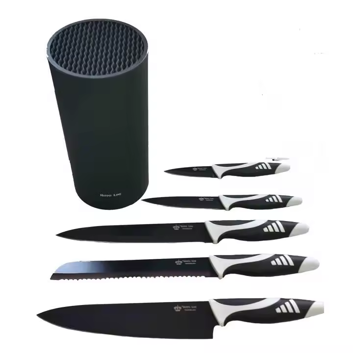 Lolek Set de 5 Cuchillos para Cocina en 3 Colores - 1