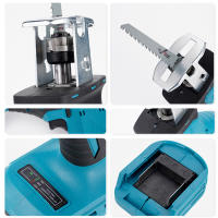 Sábanas Eléctricas Reciprocantes Sin Cable Multifuncionales Para Corte De Metal Y Madera Herramienta De Energía Para Makita 18V (Sin Batería) - details 5