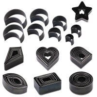 KRABALL Set De 8 Piezas Herramienta De Perforación De Cuero Con Estilos Múltiples Cortador De Agujeros En Forma De Estrella Luna Amor Herramienta De Arte En Cuero Para DIY - details 1