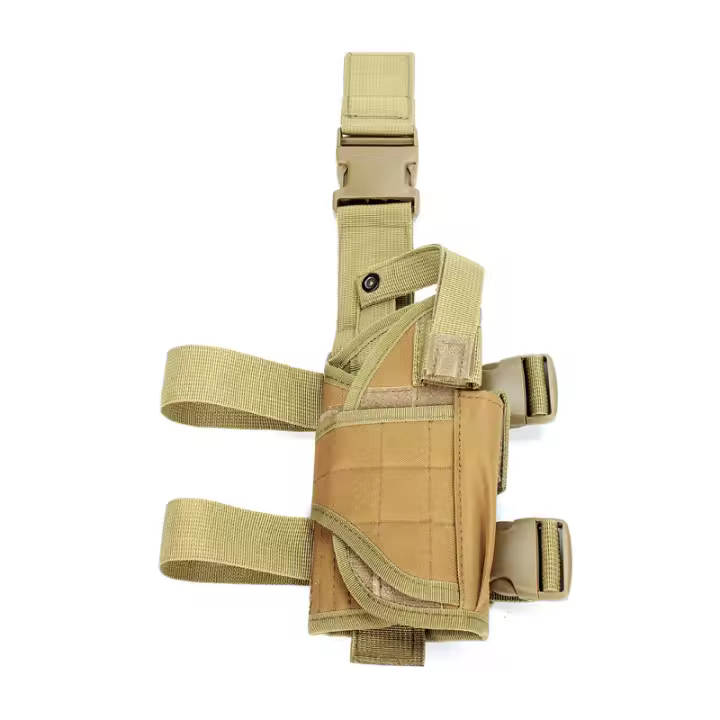 Bolsa táctica para accesorios de exterior con hebilla a juego de colores, mallas de camuflaje militar tipo tornado - 1