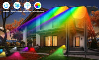 Luces Solares Para Paisaje IP65 Impermeables Con 3 Modos Luz Solar Para Jardín Camino 72/68 LED Modernas Para Exterior - details 21