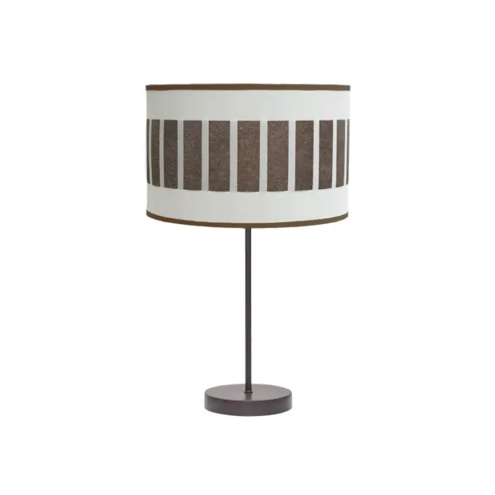 Fabrilamp - Sobremesa Alto Ivanna 1xe27 Marron/blanco-oxido 62x30x30 Cm - 1