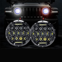 Faros De Motocicleta LED Redondos De 7.5 Pulgadas Universal Cafe Racer Luz De Distancia Refit Faro De Motocicleta 40w - details 15