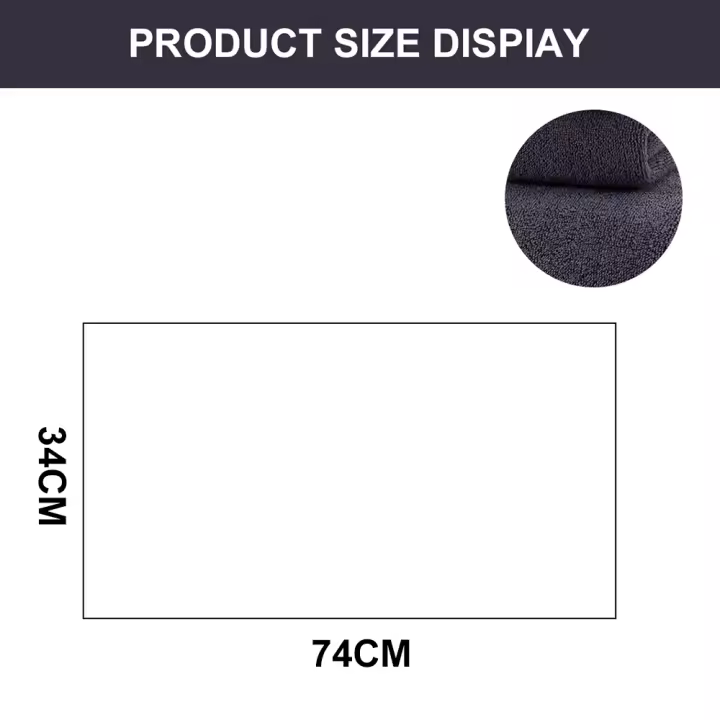 Paquete de 2, juegos de toallas, suaves y absorbentes, 34*74 cm, para baño, deportes, viajes, fitness, yoga - 1