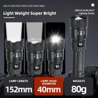Linterna Con Batería Recargable Fuerte Lámpara De Trabajo LED Alta PotenciaLinterna Recargable Impermeable Con Distancia De Iluminación De 100-200 M - details 6
