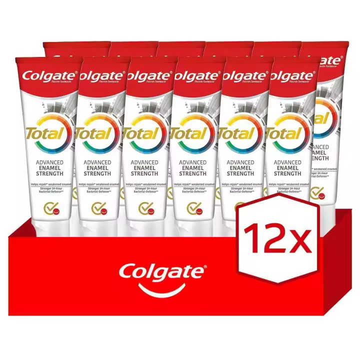 Pasta de dientes  Colgate Advanced Esmalte Sano 24h de protección completa 75ml. Pack 12 - 1