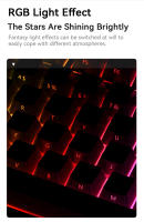 Teclado De Juego X85 ATTACK SHARK Inalámbrico Con Botones De Meta RGB Bluetooth Tri-Modo Mecánico Hot-Swap/Poder Duradero - details 11