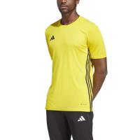 ADIDAS Camiseta Hombre Manga Corta Amarilla 3 Bandas - Colección Tabela - Cuello Redondo  T-Shirt Color Amarillo Transpirable Aeroredy para Deportistas - Adidas Sport - Padel, Tenis, Fútbol, Running, Multideporte - details 2