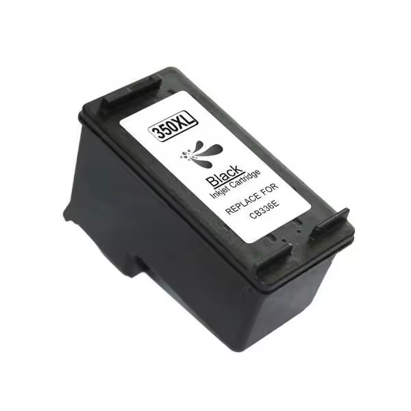 Compatible hp 350xl negro cartucho de tinta cb336ee / cb335ee - 1