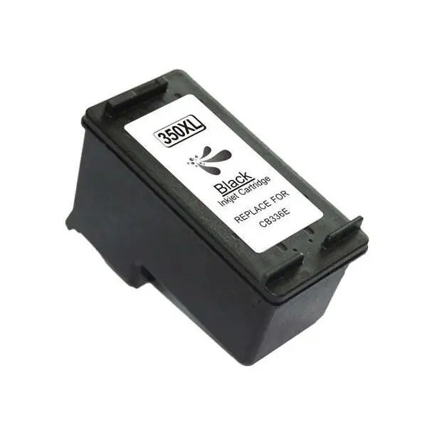 Compatible hp 350xl negro cartucho de tinta cb336ee / cb335ee - 1