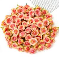 10/40Pcs Rosas Artificiales 2CM Decoración Para Hogar Jardín Boda DIY Scrapbook Guirnalda Regalo Accesorio Flores Silken - details 15