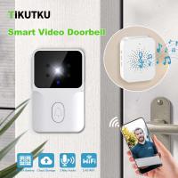 Cámara De Video Portero Con Chime WiFi Visión Nocturna Wireless Seguridad Inteligente Para El Hogar Recargable Batería Portón - details 0