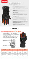 Guantes De Motocicleta Impermeables Y Antideslizantes Para Ciclismo Multicolor Accesorios De Equipamiento De Motocicleta Transpirables Para Hombre Y Mujer - details 5