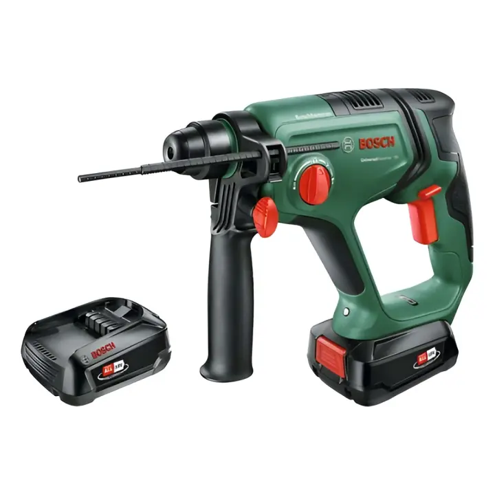 Taladro Percutor a Batería Bosch Universalhammer 18V - 2 Baterías 2,5 Ah - SDS Plus - Maletín de Transporte - 1