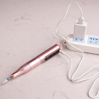 Máquina De Taladro Eléctrica Sin Alambre Para Uñas Con Pantalla LED Dirección Adelante Y Atrás Herramienta De Manicura Para Uñas De Acrílico Set De Manicura - details 15