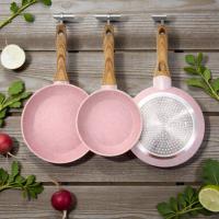 Juego de Sartenes MR kitchen  Antiadherentes de Granito 3 Piezas 20-24-28 cm | Inducción | Mango Soft Touch | Sin PFOA - details 1