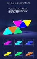 Lámpara De Noche LED Bluetooth WIFI 5V USB Triangular Para Decoración De Habitación Y Juego Lámpara Creativa De Ambiente Incluye Bombillas Sin Pilas - details 3