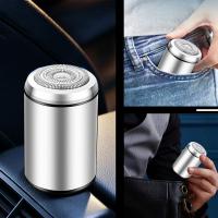 Afeitadora Eléctrica Pequeña Impermeable Recargable USB Para Barba Y Pelo Facial Uso Seco Y Húmedo Afeitadora De Mustachos - details 4