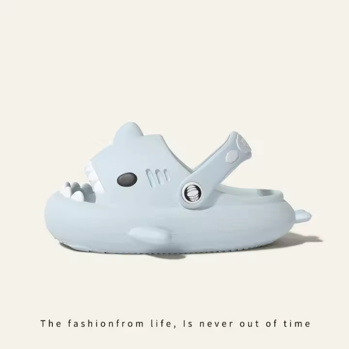 Sandalias de Tiburón con Correa de color Nuevo para niños y niños en primavera y Verano, Zapatos de Bebe de EVA para Uso doméstico y al Aire Libre. - 1
