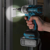 Llave de impacto eléctrica 380N.m, destornillador sin escobillas, 1/2 pulgadas, Compatible con batería Makita de 18V, herramientas eléctricas， - details 3