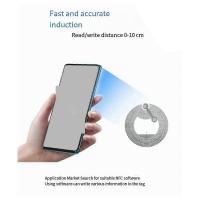 100 Unids NFC Ntag213 Nfc Etiqueta Engomada 13,56 MHz ISO14443A 213 Etiqueta Universal Lable para TODOS NFC Ena - details 1