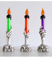 Luz De Vela LED Para Decoración De Halloween Calavera Y Fantasma Luz Hollow Para Fiesta Y Decoración Del Hogar - details 4