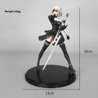Figura De Acción Anime Nier:Automata Yorha No. II Model B Gk 18cm Estatua Coleccionable De 2b Decoración De Escritorio Regalo Para Adultos - details 0