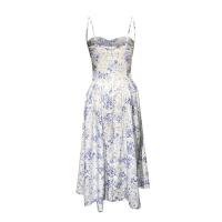 Vestido Midi Elegante Y Delgado Sin Espalda Para Mujer Vestido De Fiesta De Verano Elegante Con Suspensión Sólida Vestidos Para Mujer - details 25