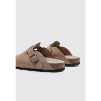 Limma PORTO  Zuecos Planos Unisex Taupe - details 2