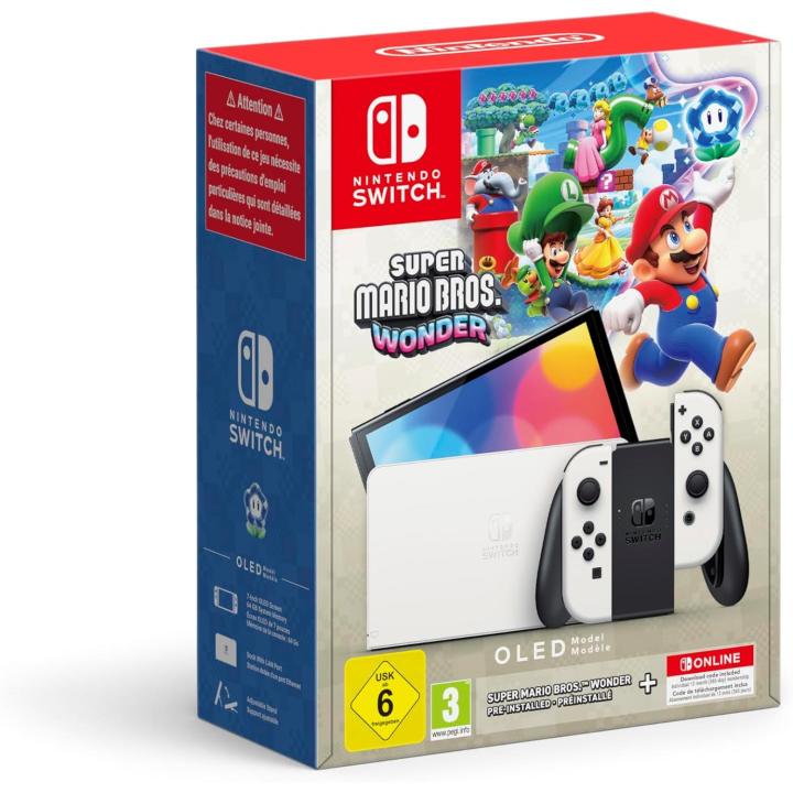 Consola Nintendo Switch (Versión Oled) Blanca+ Super Mario Bros/Consola Nintendo Switch (Versión Oled) Azul Neón/Rojo Neón/Consola Nintendo Switch (Versión Oled) Blanca/Oled Blanca + Mario Kart D