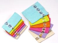 Energy Colors Textil-Hogar. Pack Paños de Cocina con Bordado COLORORES Lisos 100% ALGODÓN (Extra Absorbente) 45 X 45 cm Surtido Muy Resistente. - details 1