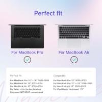 Cubierta De Teclado De Silicona Para Uñas Largas Compatible Con MacBook 2021-2024 Empaque En Caja Regalo Protección Contra Polvo Y Agua - details 2